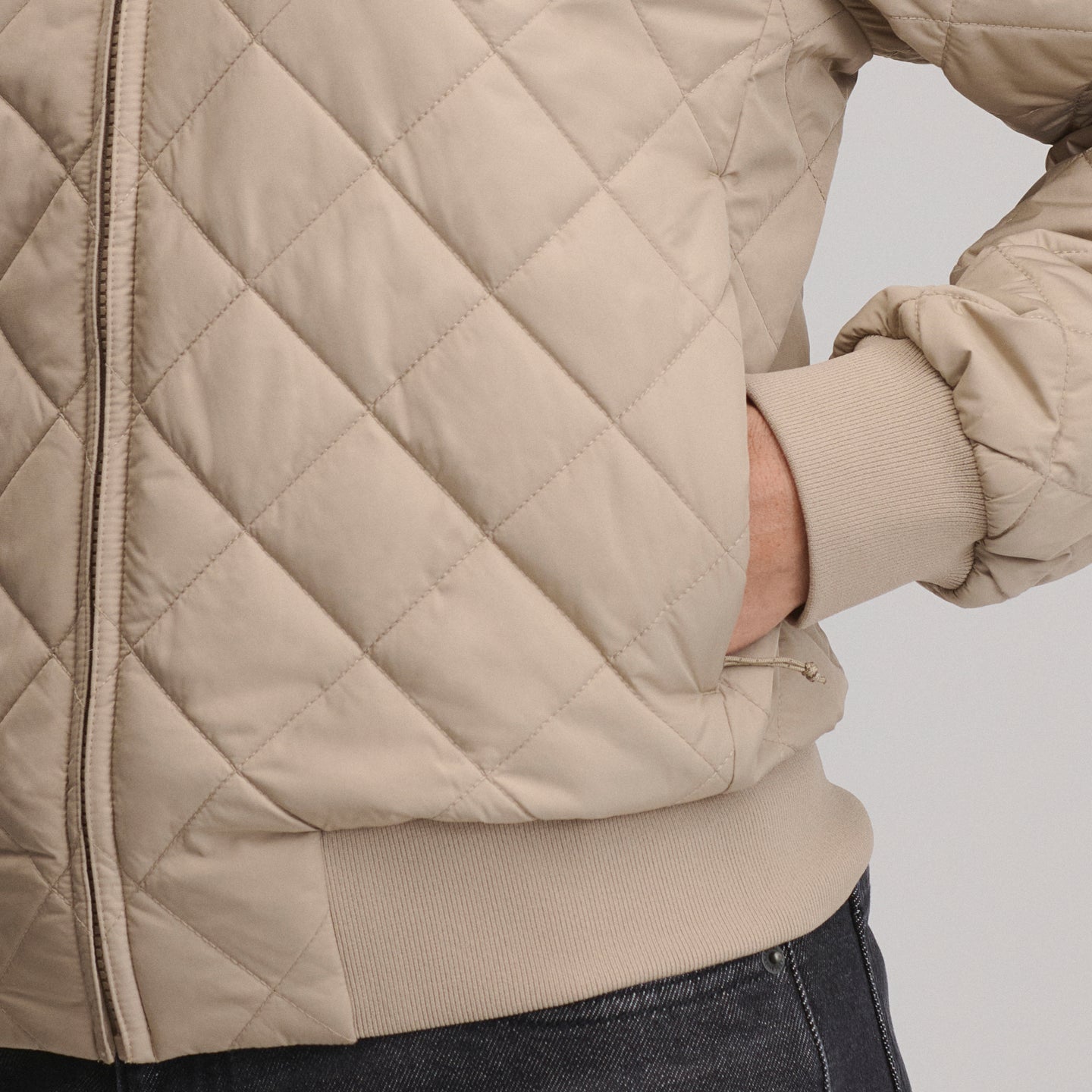 Quilted Bomber-Ltkhaki-11