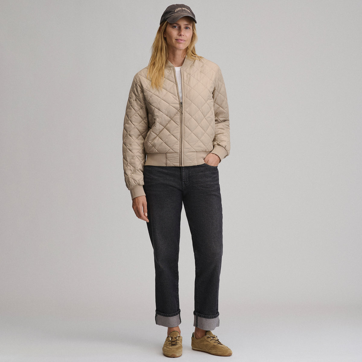 Quilted Bomber-Ltkhaki-12
