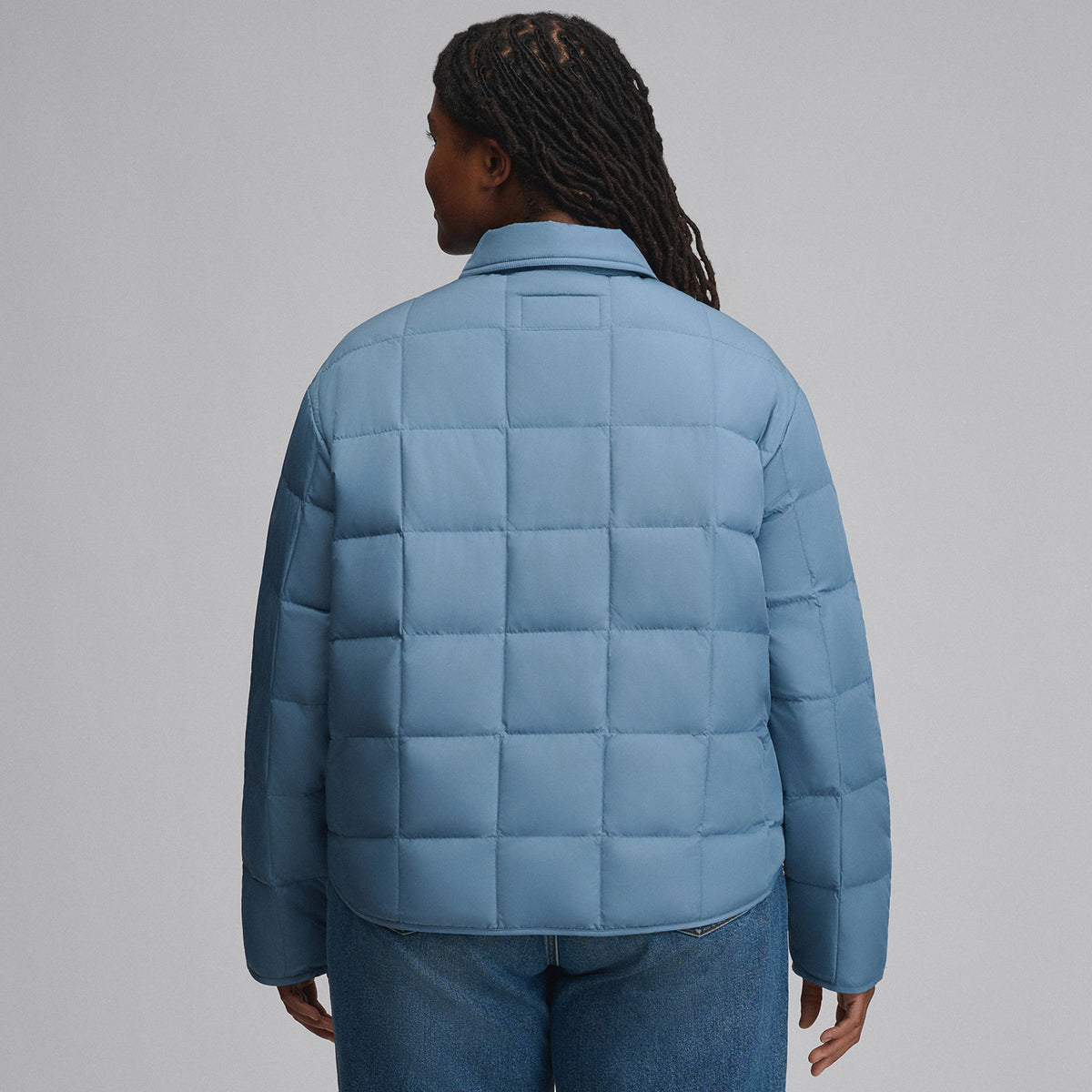 Women's Hi-Low Hem Jacket-Dark Horizon-2