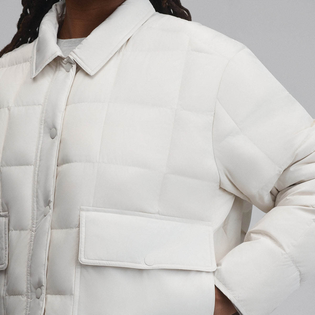 Women's Hi-Low Hem Jacket-Vapour-7