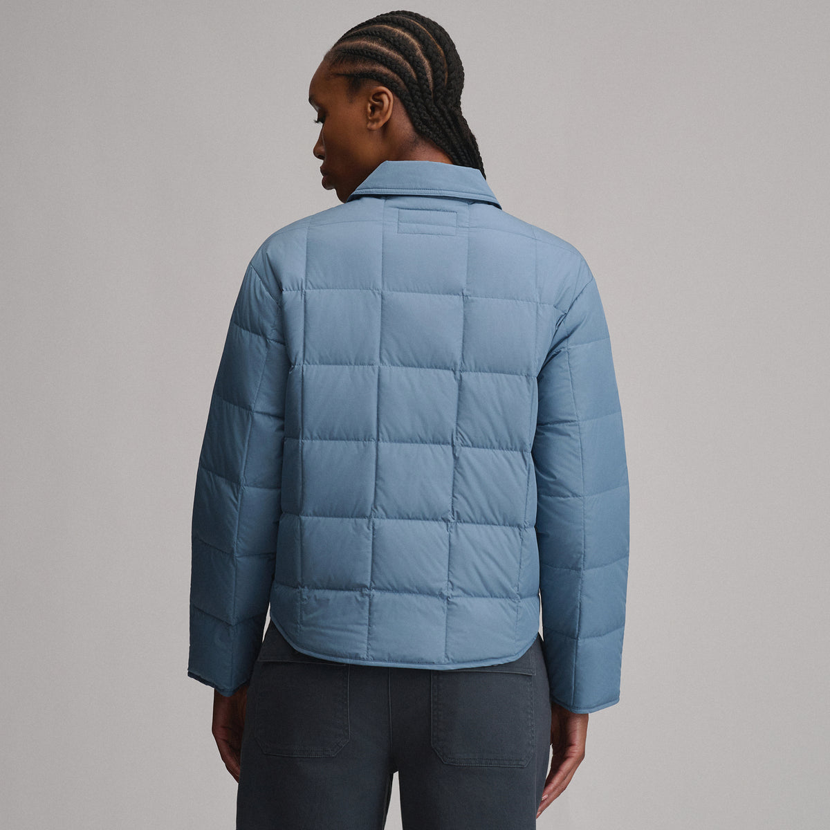 Women's Hi-Low Hem Jacket-Dark Horizon-6
