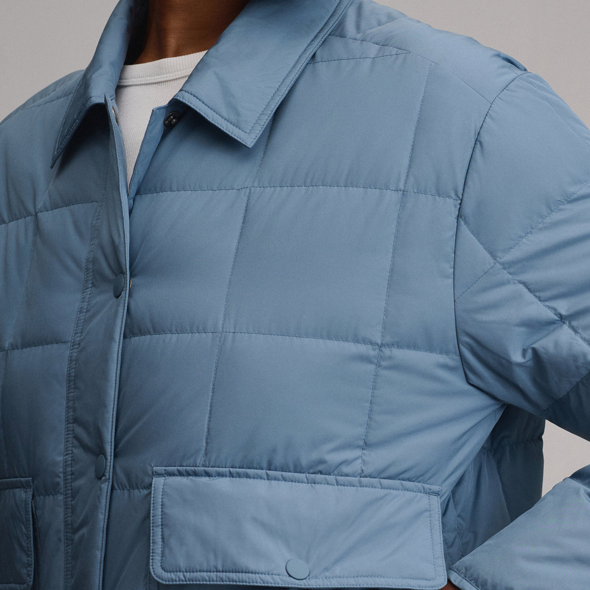 Women's Hi-Low Hem Jacket-Dark Horizon-7