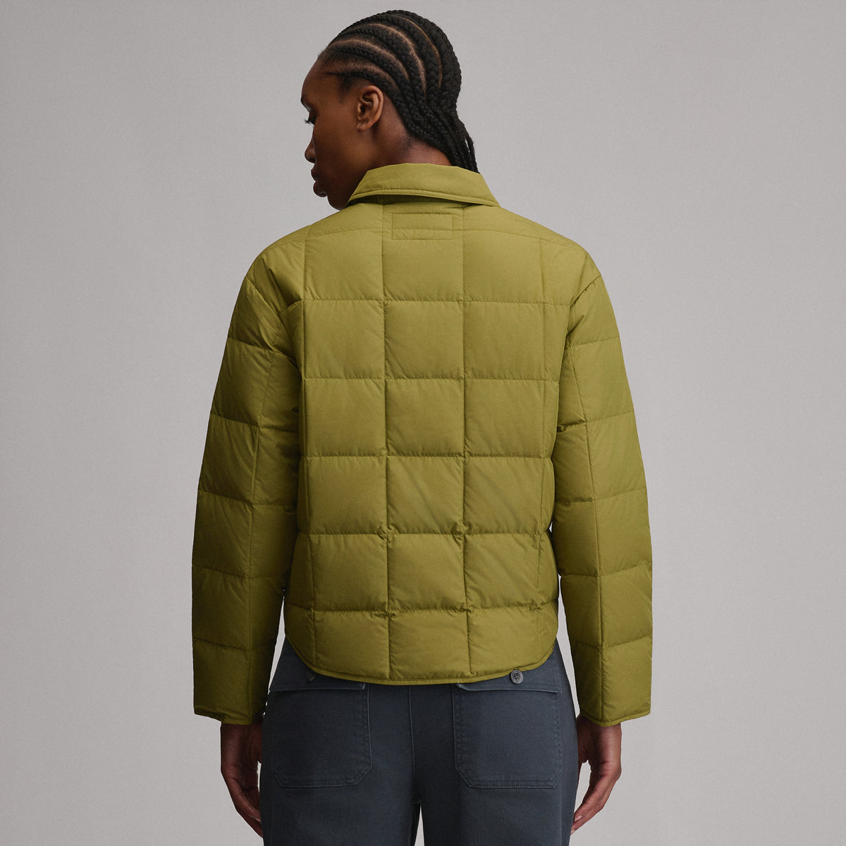 Women's Hi-Low Hem Jacket-Seaweed-10