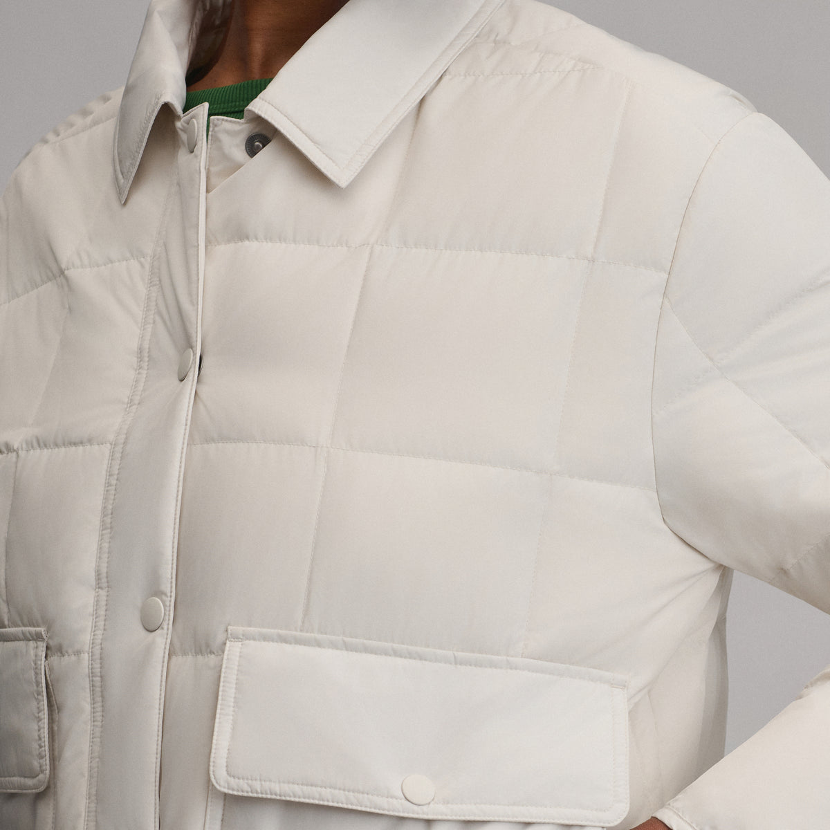 Women's Hi-Low Hem Jacket-Vapour-15