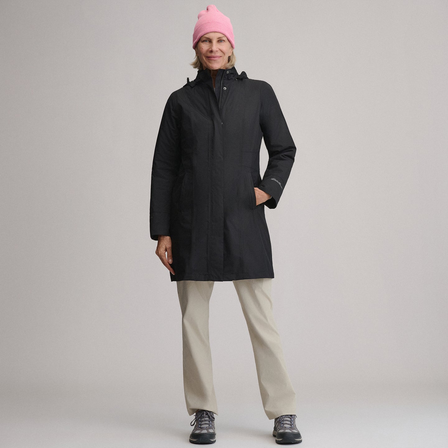 Women's Gotg Insulated Trench-Black-5