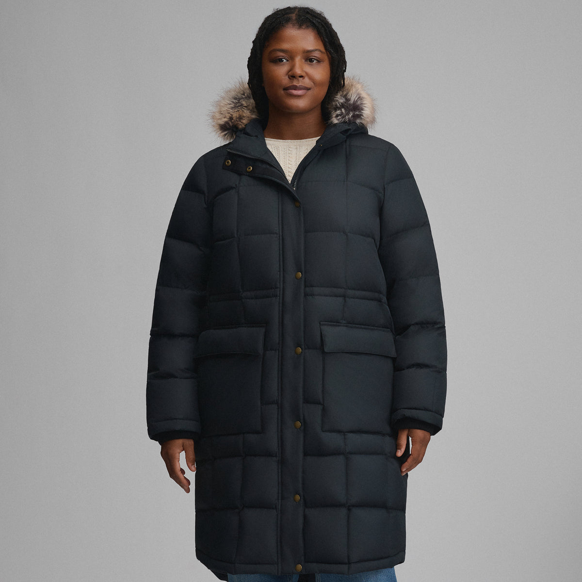 Women's Heritage Parka-Black-4
