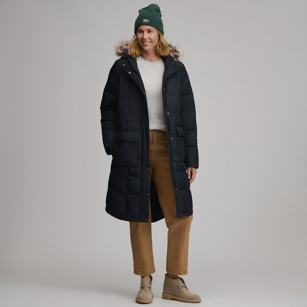 Women's Heritage Parka-Black-10
