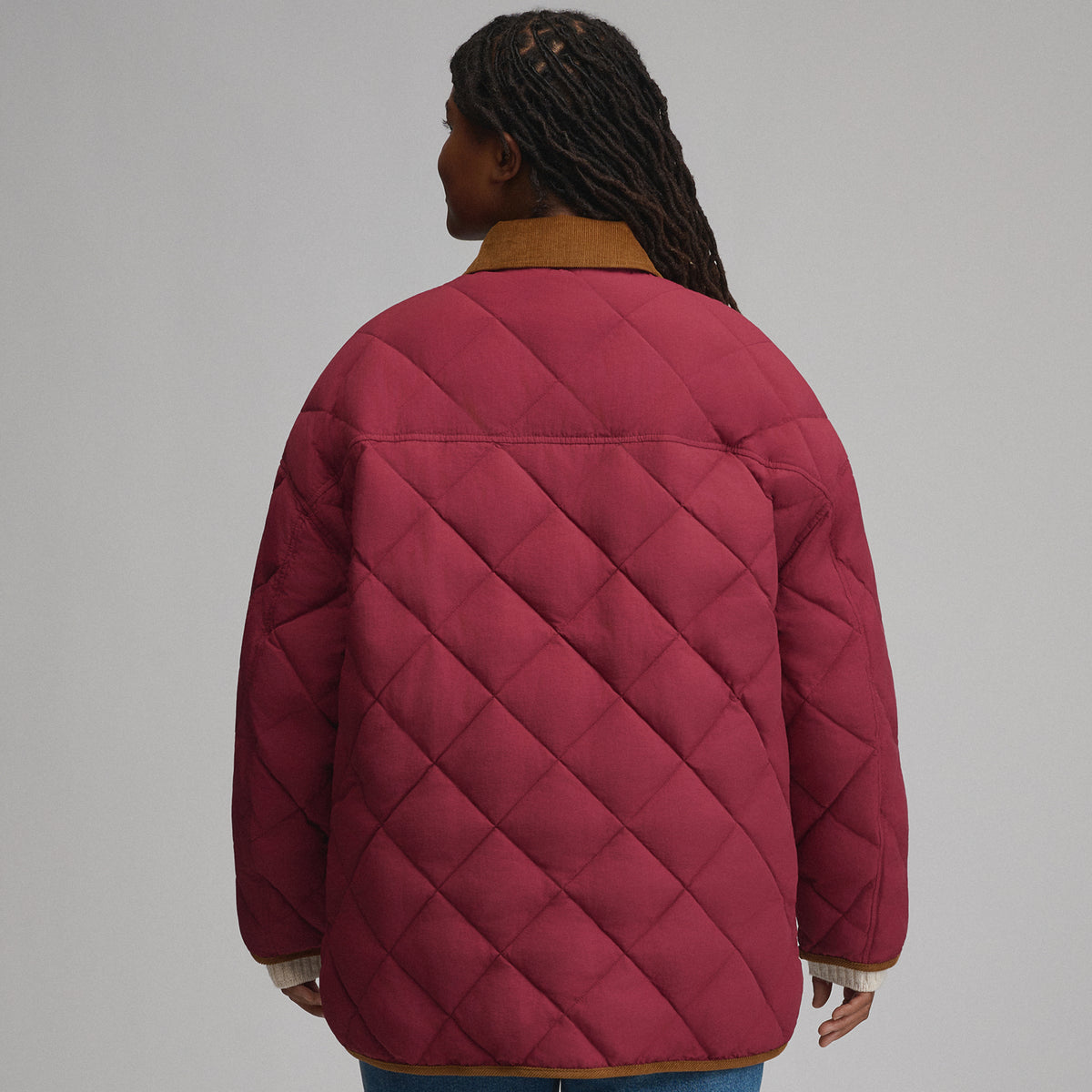 Women's Insulated Long Barn Coat-Blossom-6