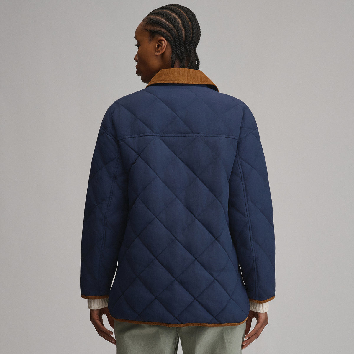 Women's Insulated Long Barn Coat-Brook-2