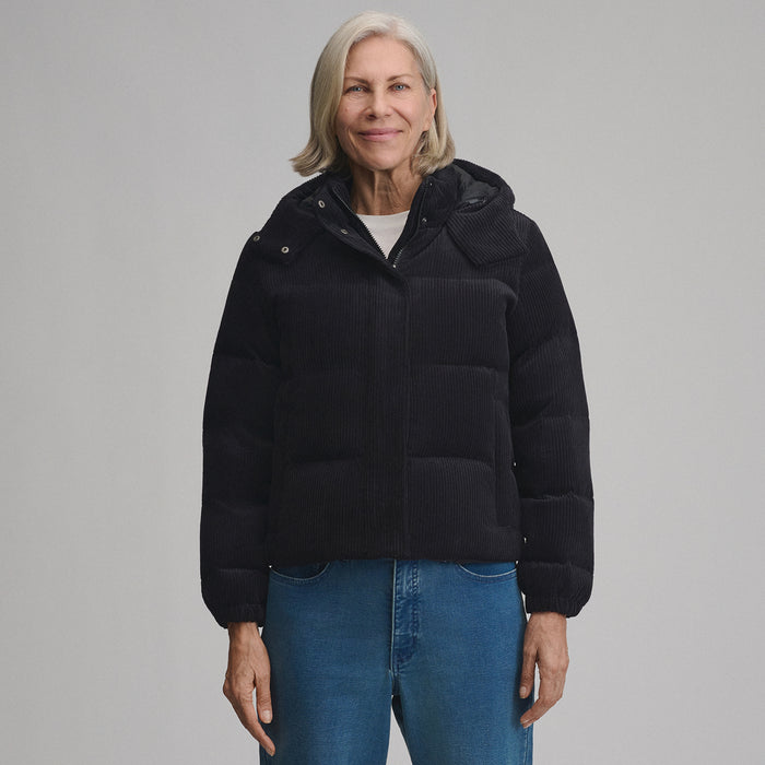 Women's Plush Puff Jacket - Cord
