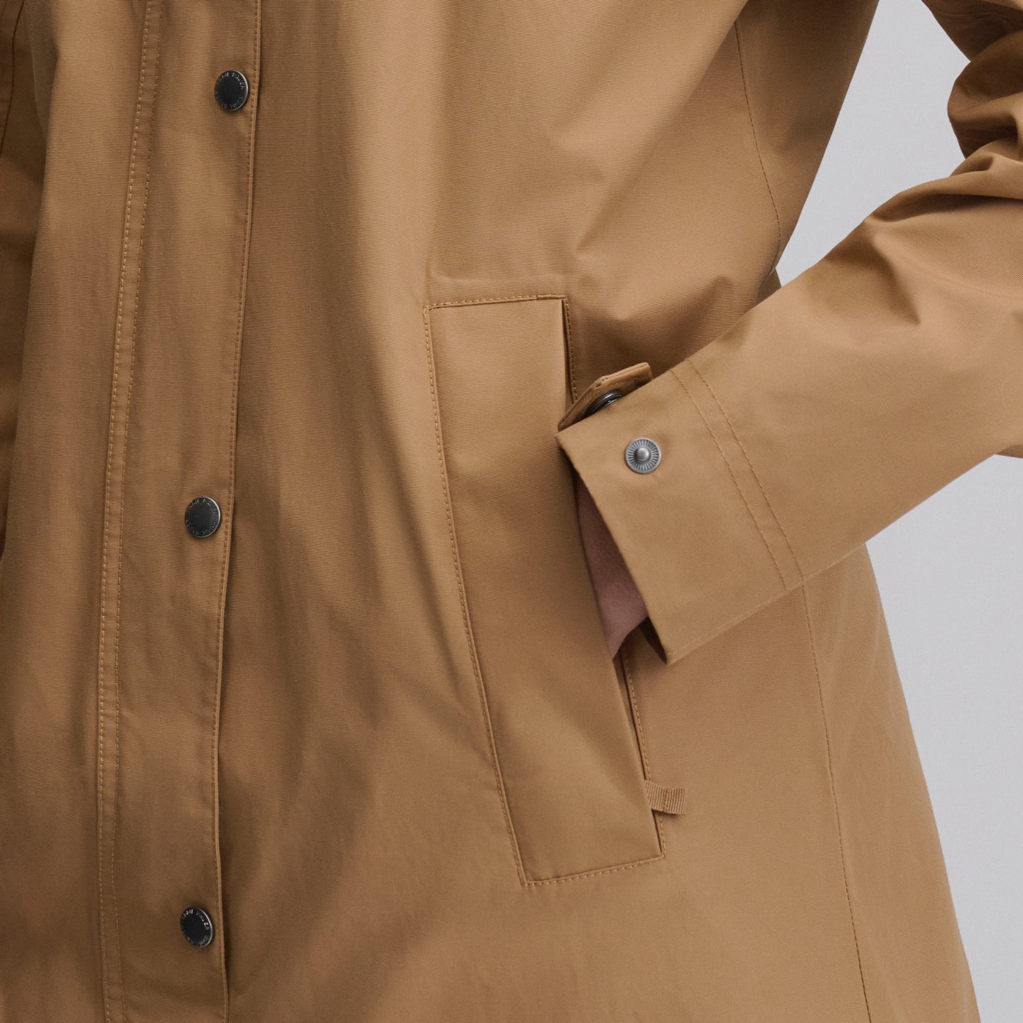 Women's Charly Waterproof Hooded Rain Parka-Camel-8
