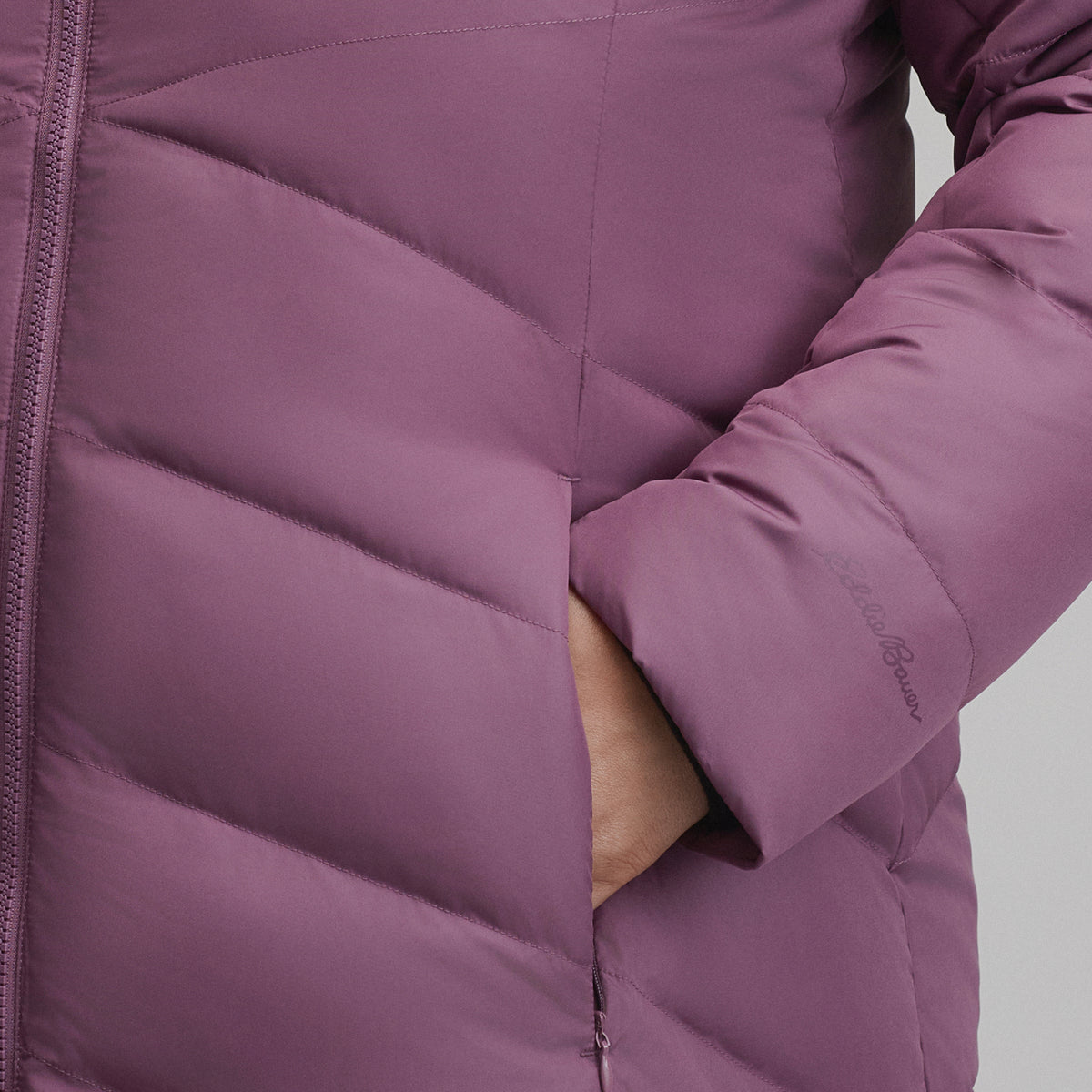 Women's Classic Down Duffle Jacket-Deep Wisteria-18