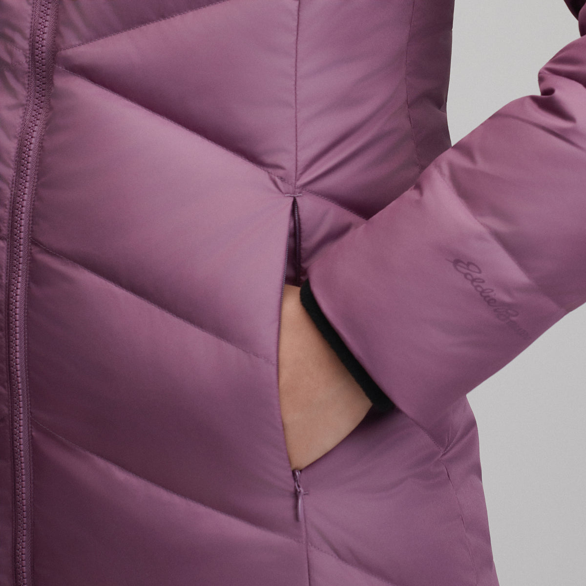 Women's Classic Down Duffle Jacket-Deep Wisteria-18