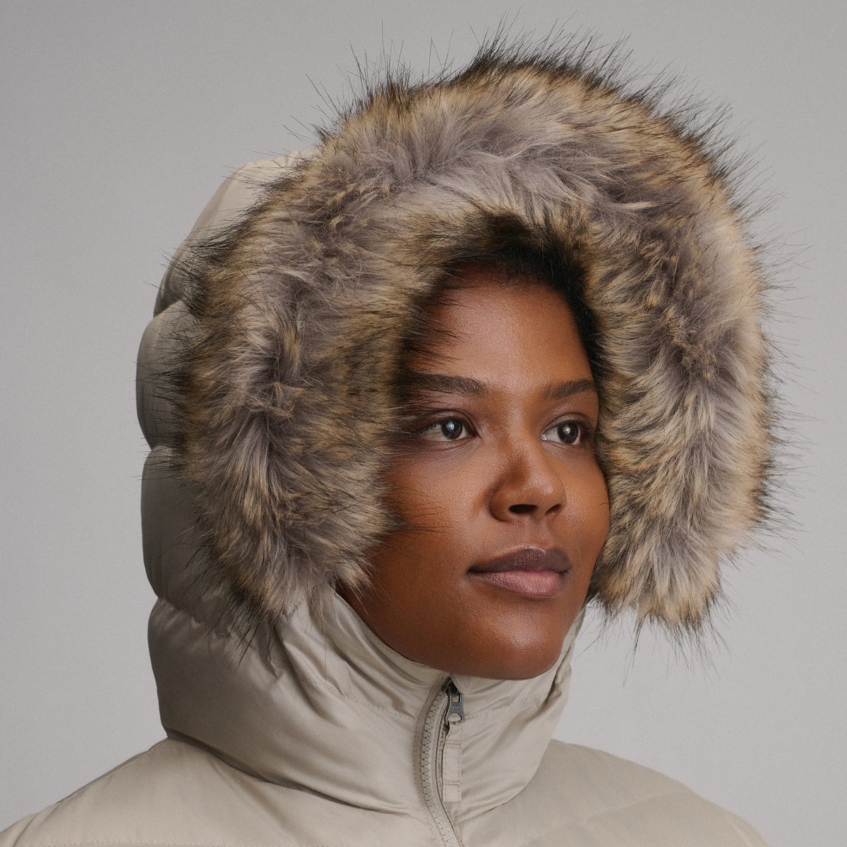 Women's Classic Down Parka-Pumice-3