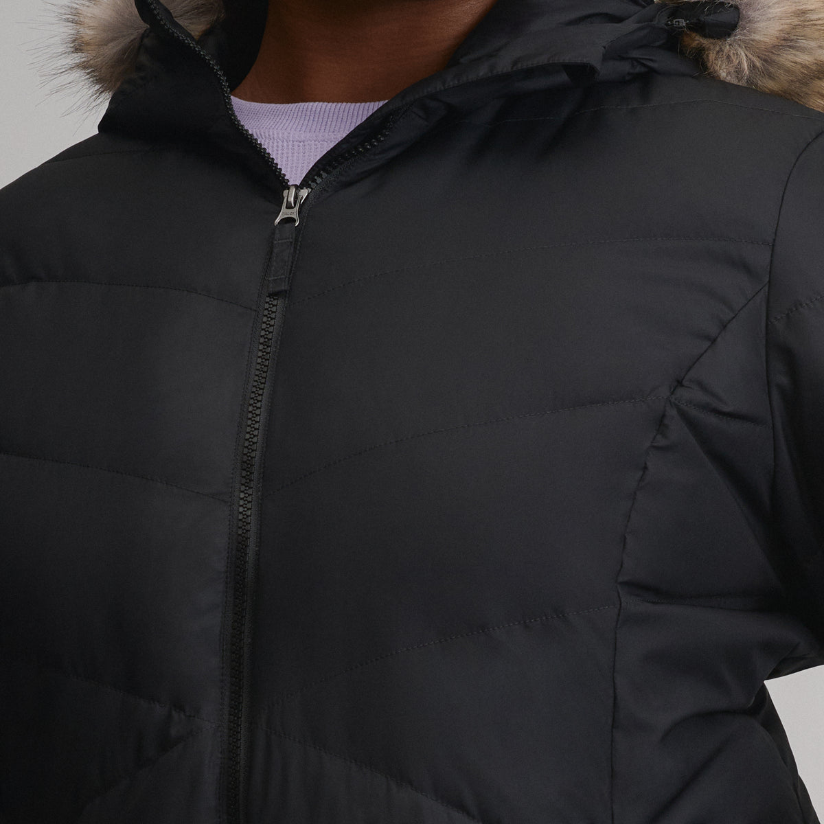 Women's Classic Down Parka-Black-8