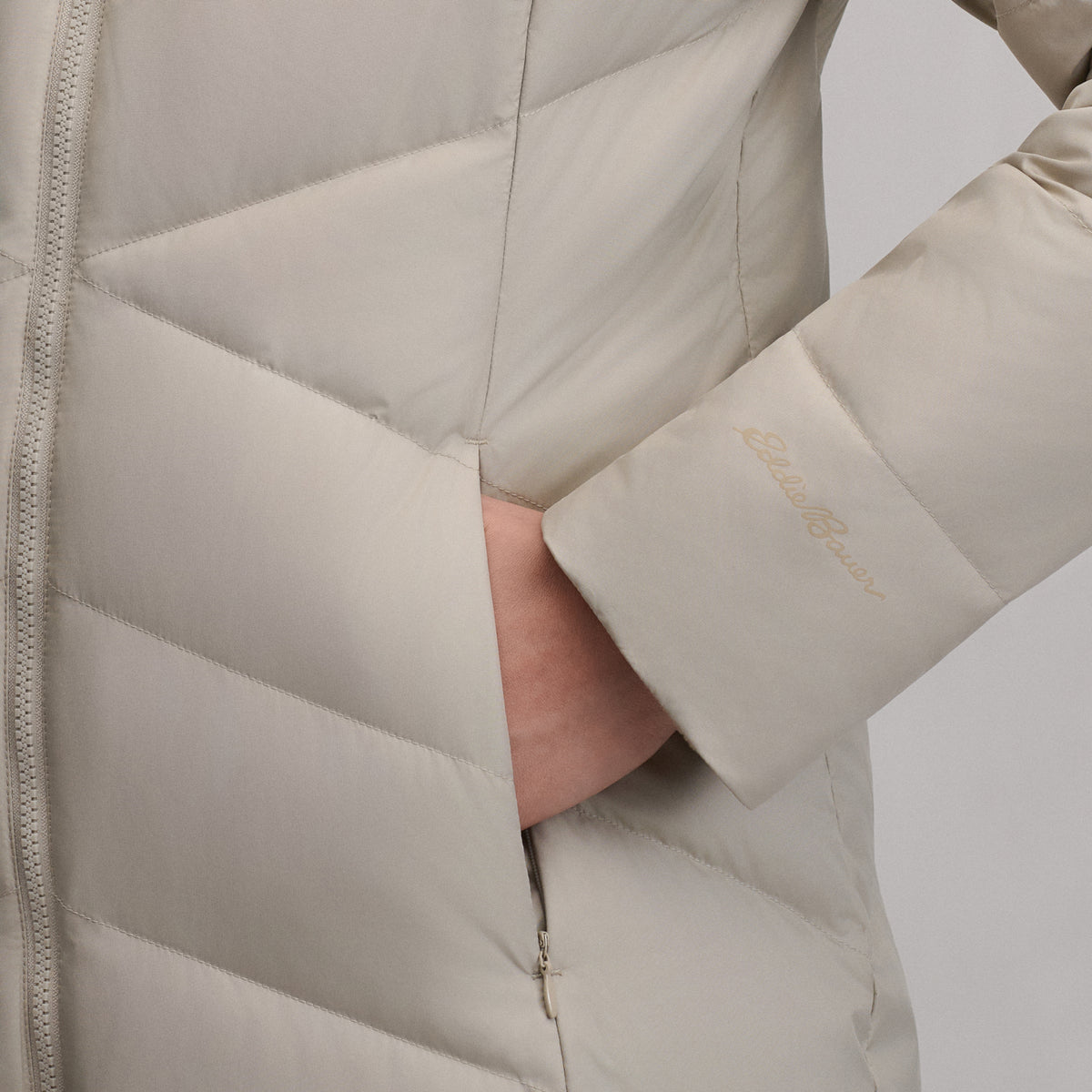 Women's Classic Down Parka-Pumice-3