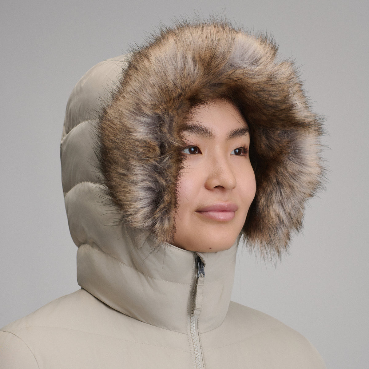 Women's Classic Down Parka-Pumice-4