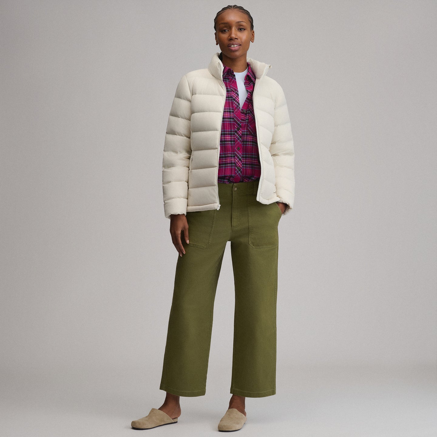 Women's EB Stretch Down Jacket-Vapour-12