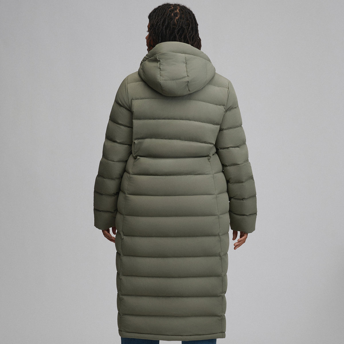 Women's EB Stretch Down Parka-Sprig-12