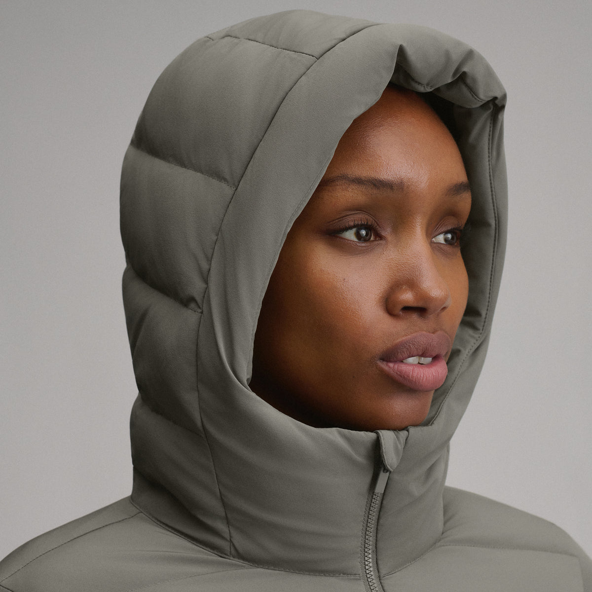 Women's EB Stretch Down Parka-Black-4