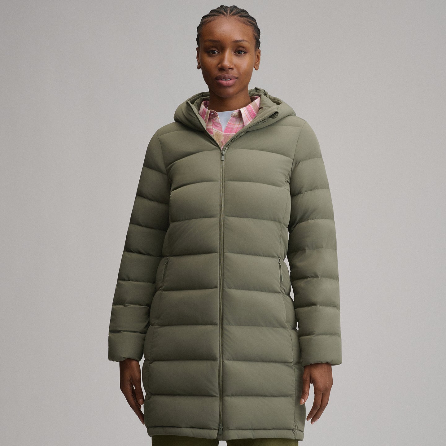 Women's EB Stretch Down Parka-Sprig-6