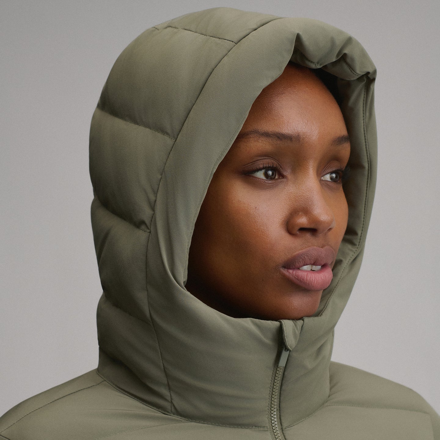 Women's EB Stretch Down Parka-Sprig-9