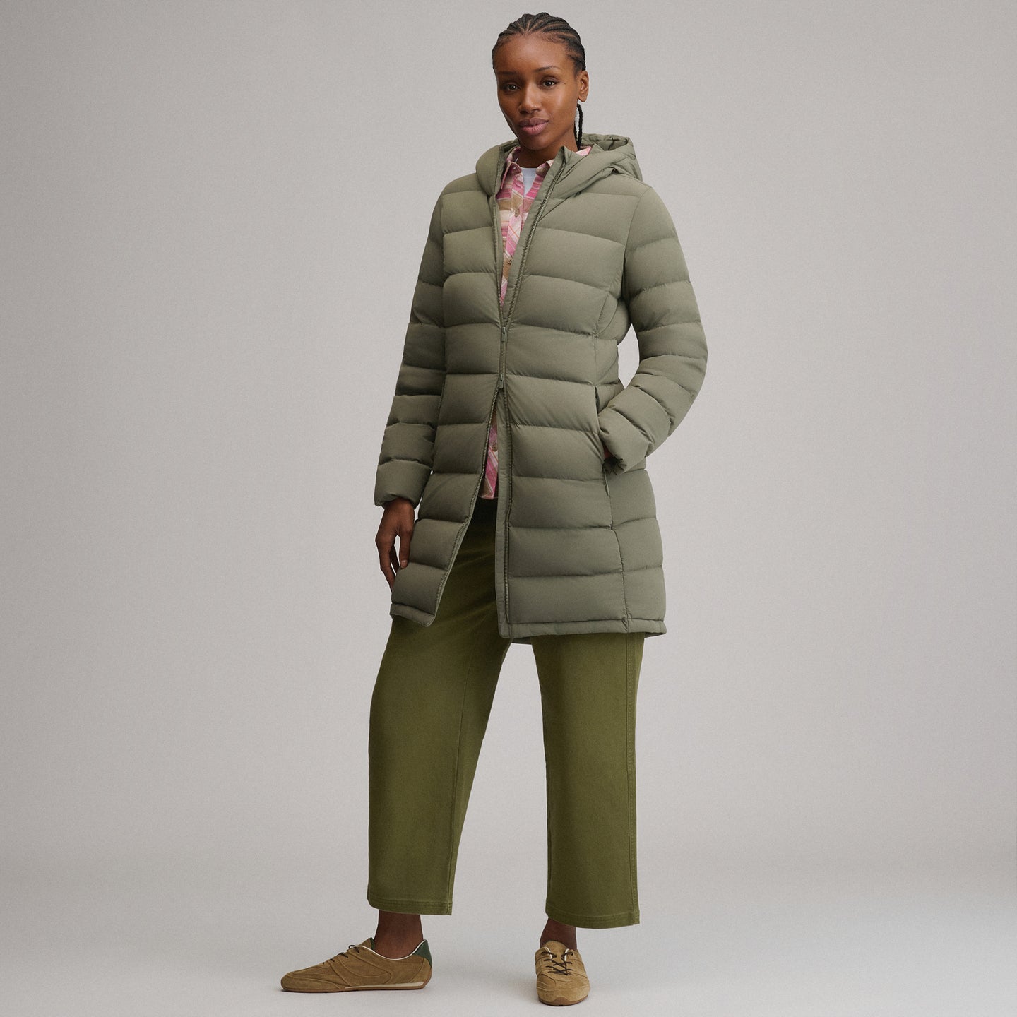 Women's EB Stretch Down Parka-Sprig-10