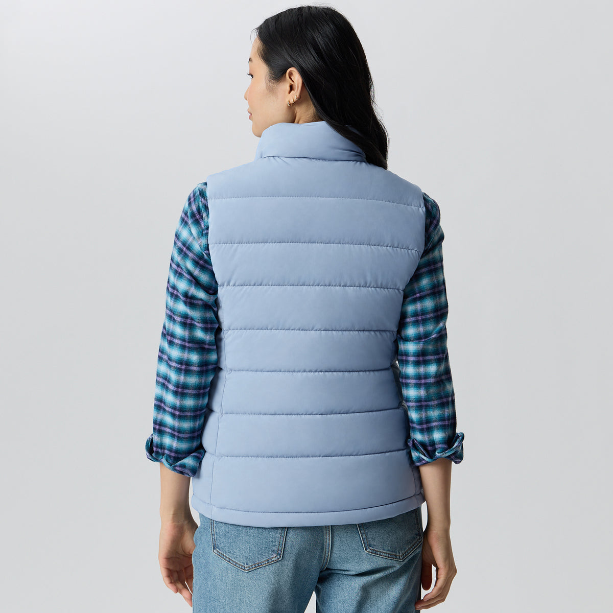 Women's EB Stretch Down Vest-Cascade-2