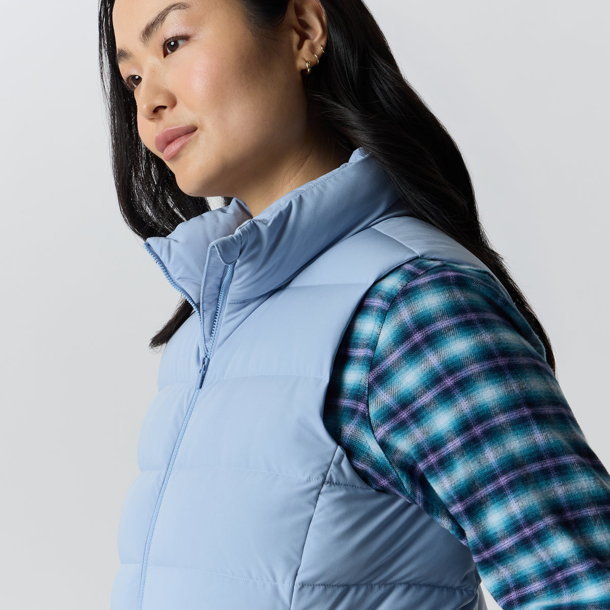 Women's EB Stretch Down Vest-Cascade-3