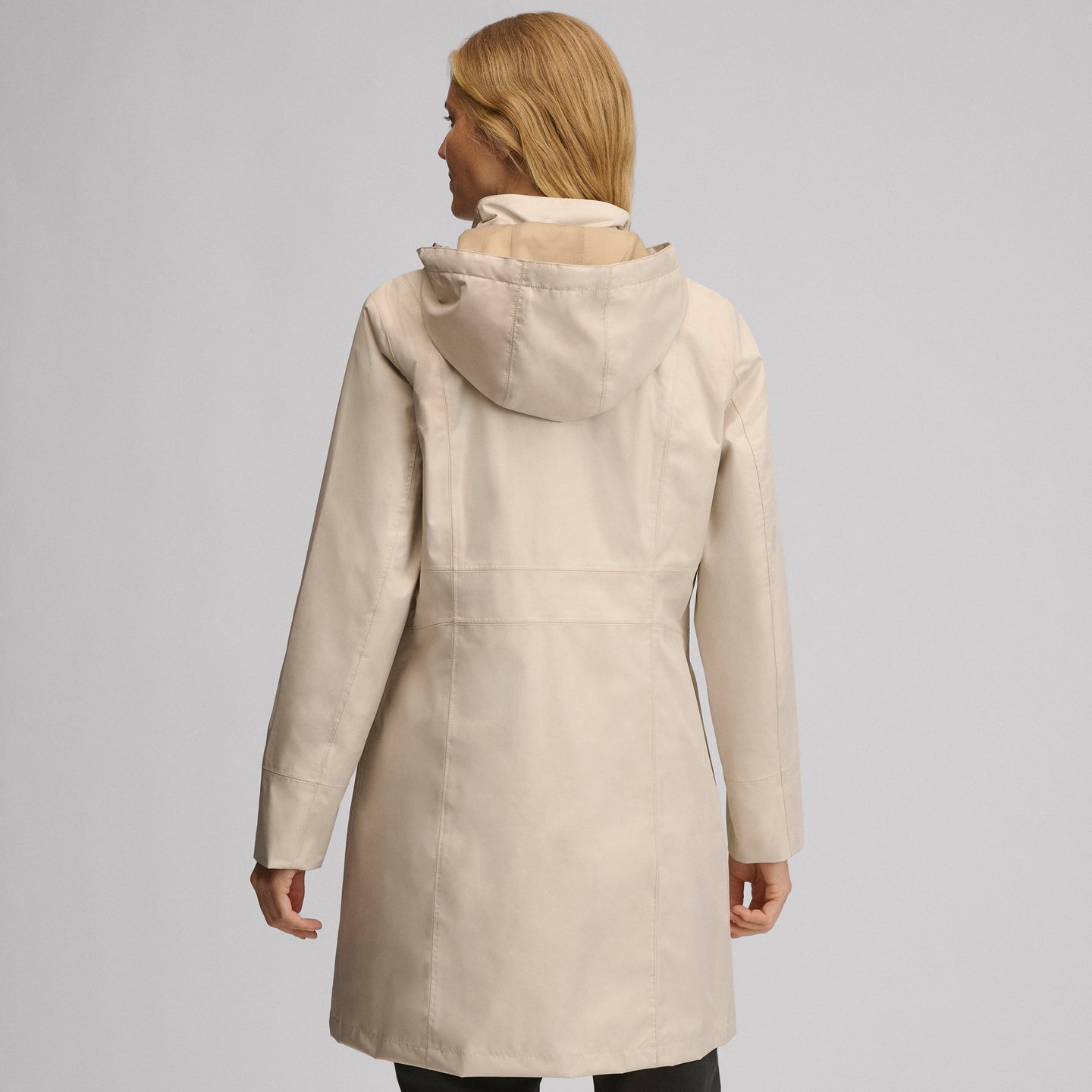Women's Girl on the Go® Waterproof Trench Coat-Jute-7