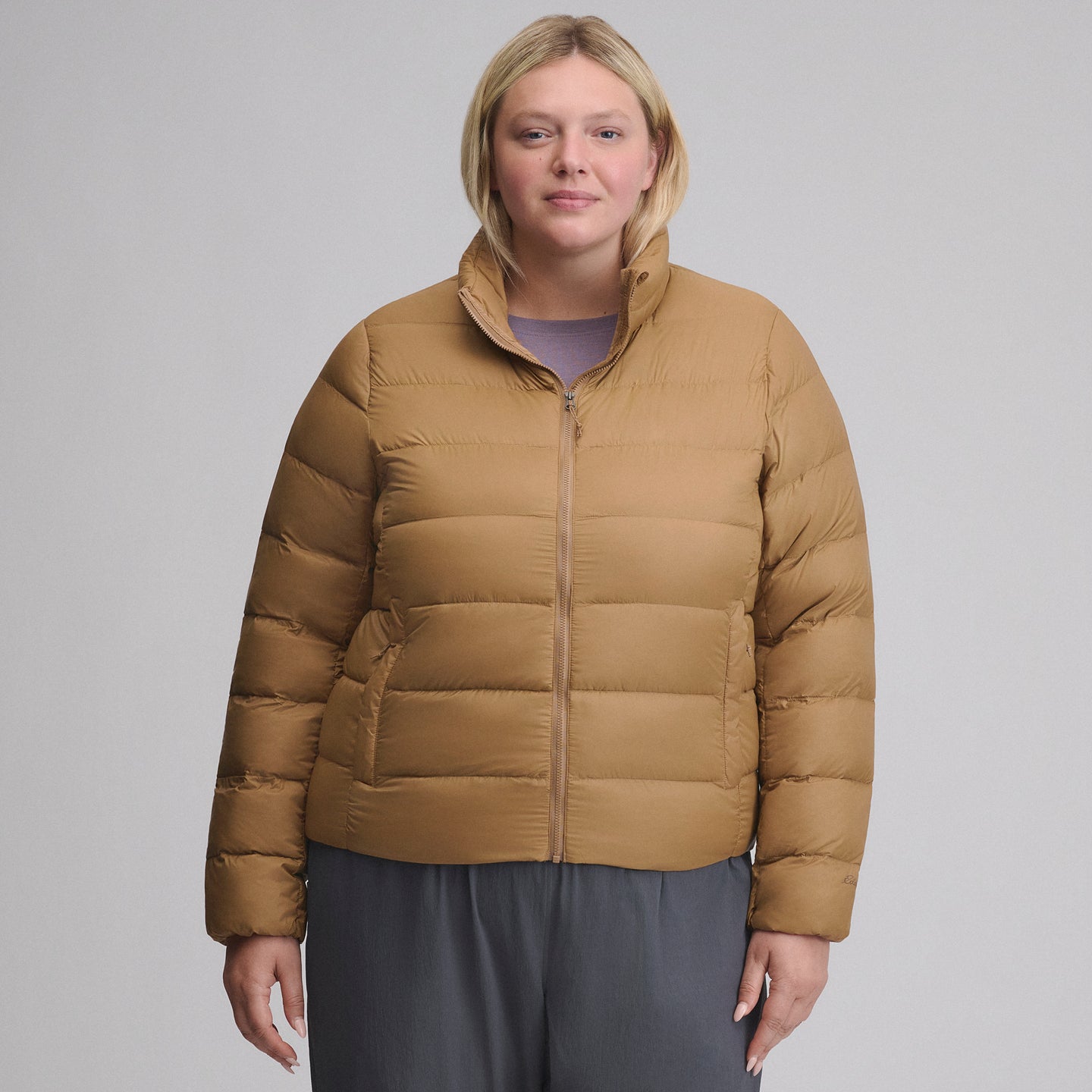 Women's CirrusLite Down Jacket-Camel-6