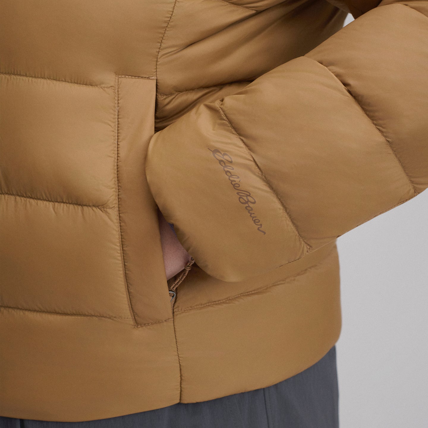Women's CirrusLite Down Jacket-Camel-9