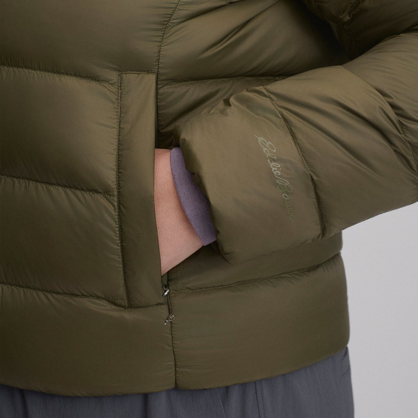 Women's CirrusLite Down Jacket-Dark Fatigue-14