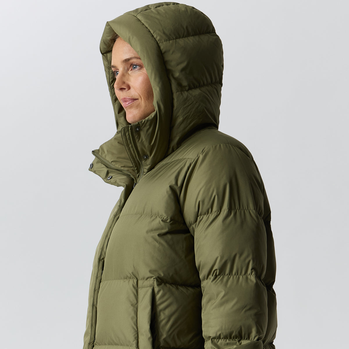 Women's Ketchum Down Hoodie-Alder-5