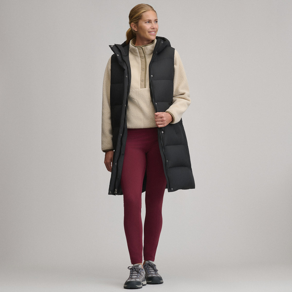 Women's Ketchum Down Vest-Black-10