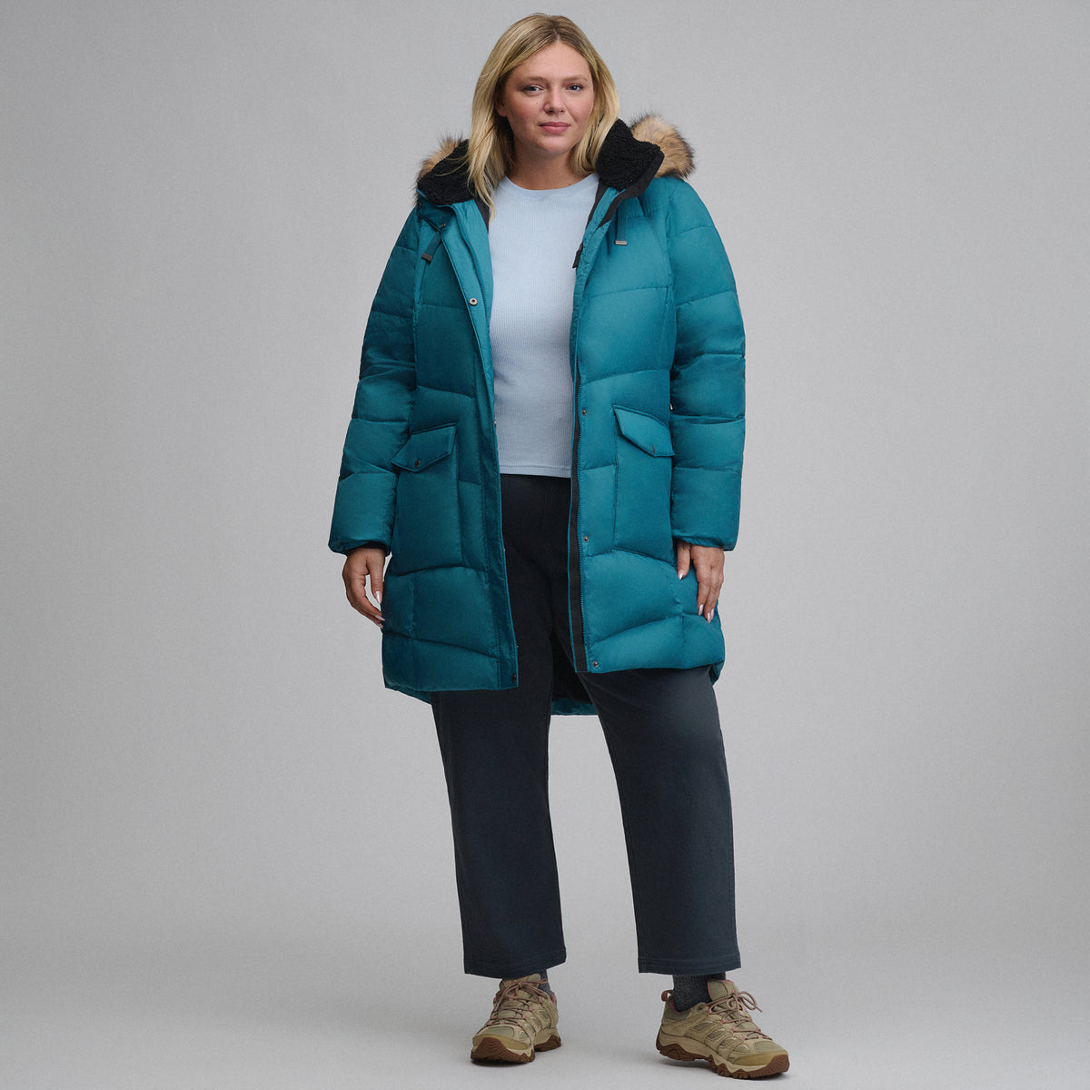 Lodge Cascadian Down Parka-Meridian Blue-9