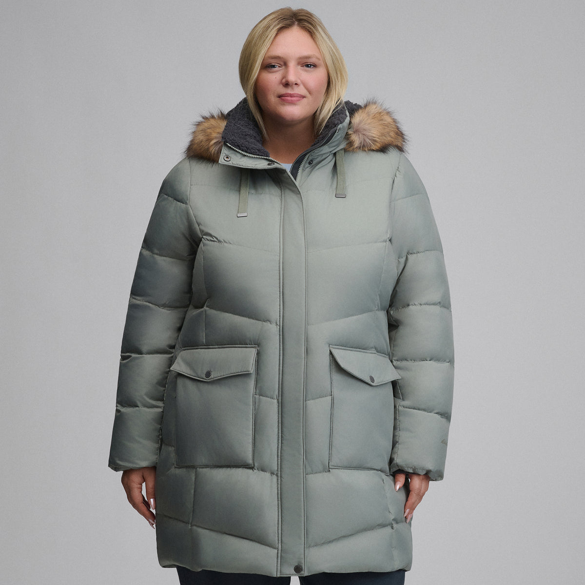 Lodge Cascadian Down Parka-Sage-32