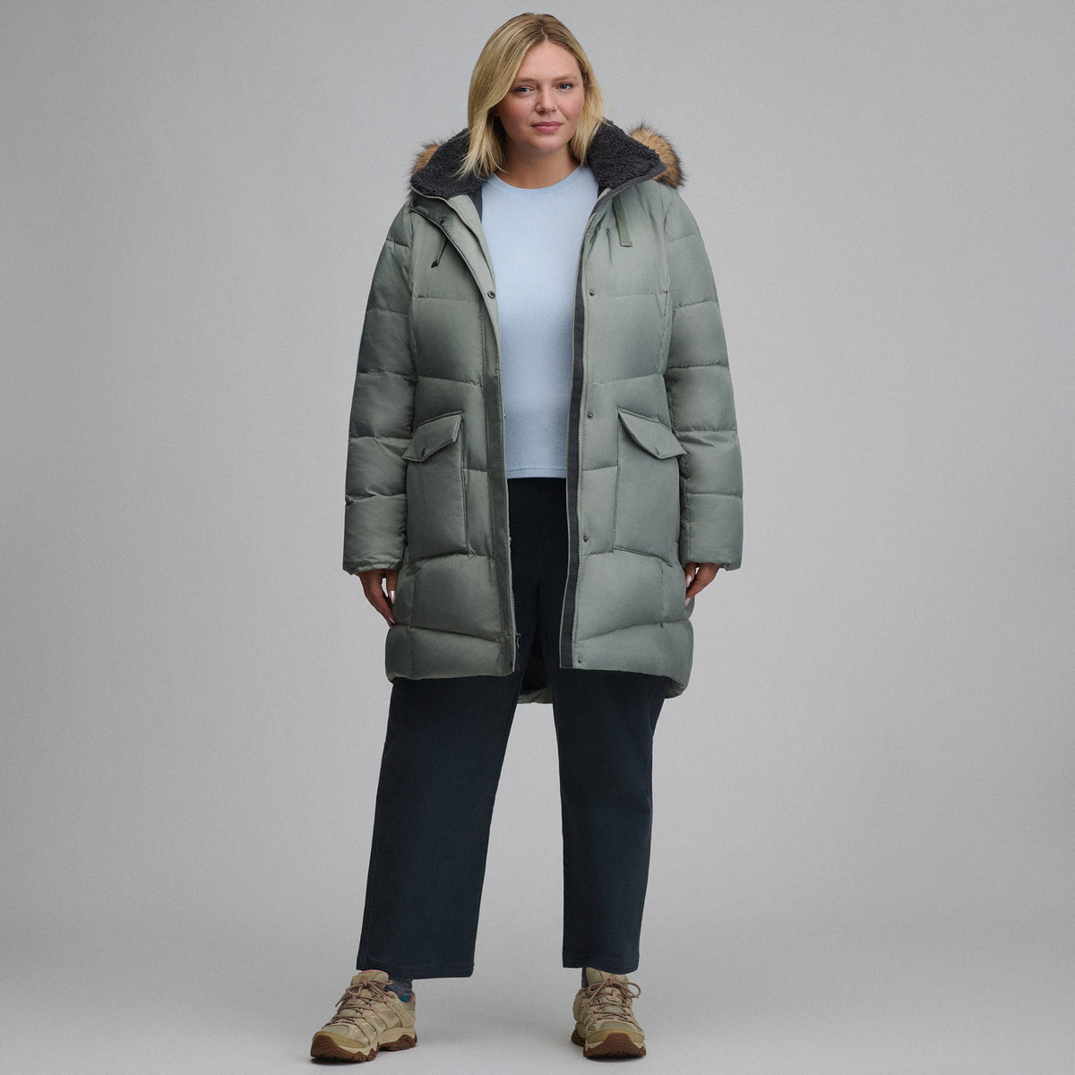 Lodge Cascadian Down Parka-Sage-36
