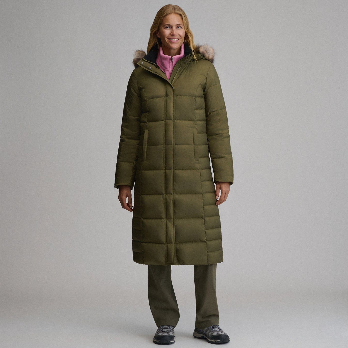 Women's Lodge Down Duffle Jacket-Alder-1