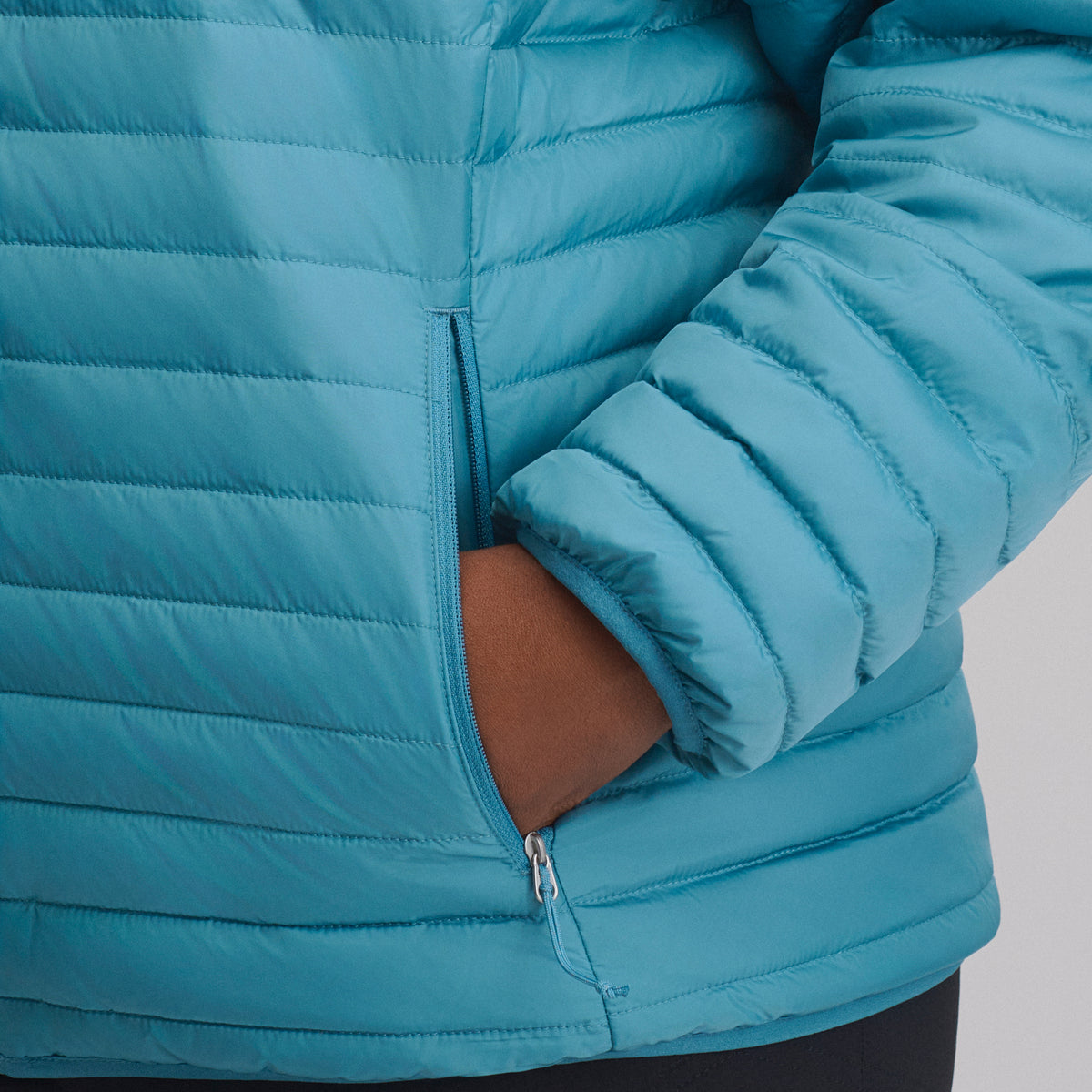Women's Microlight Down Jacket-Azure-3