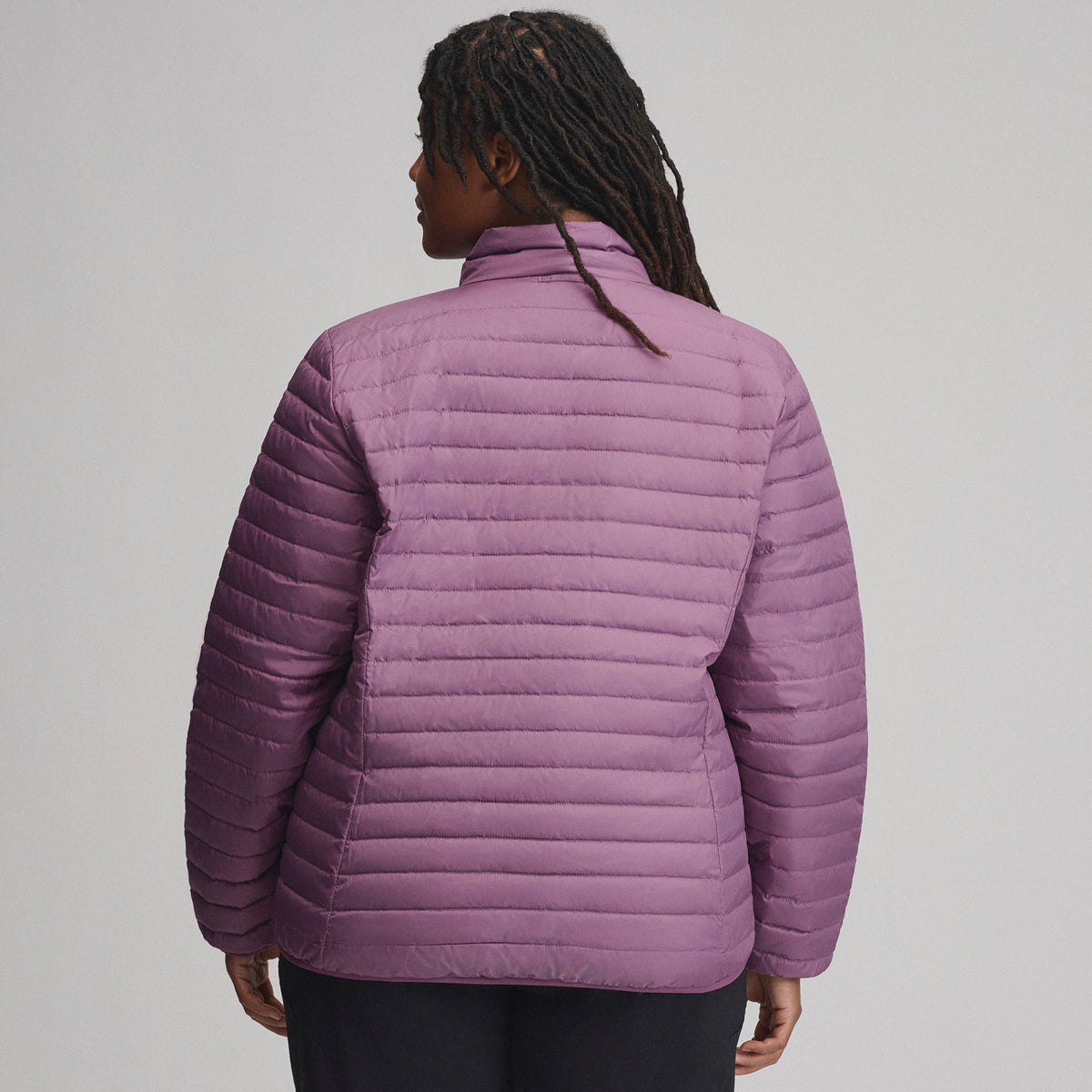 Women's Microlight Down Jacket-Deep Wisteria-7