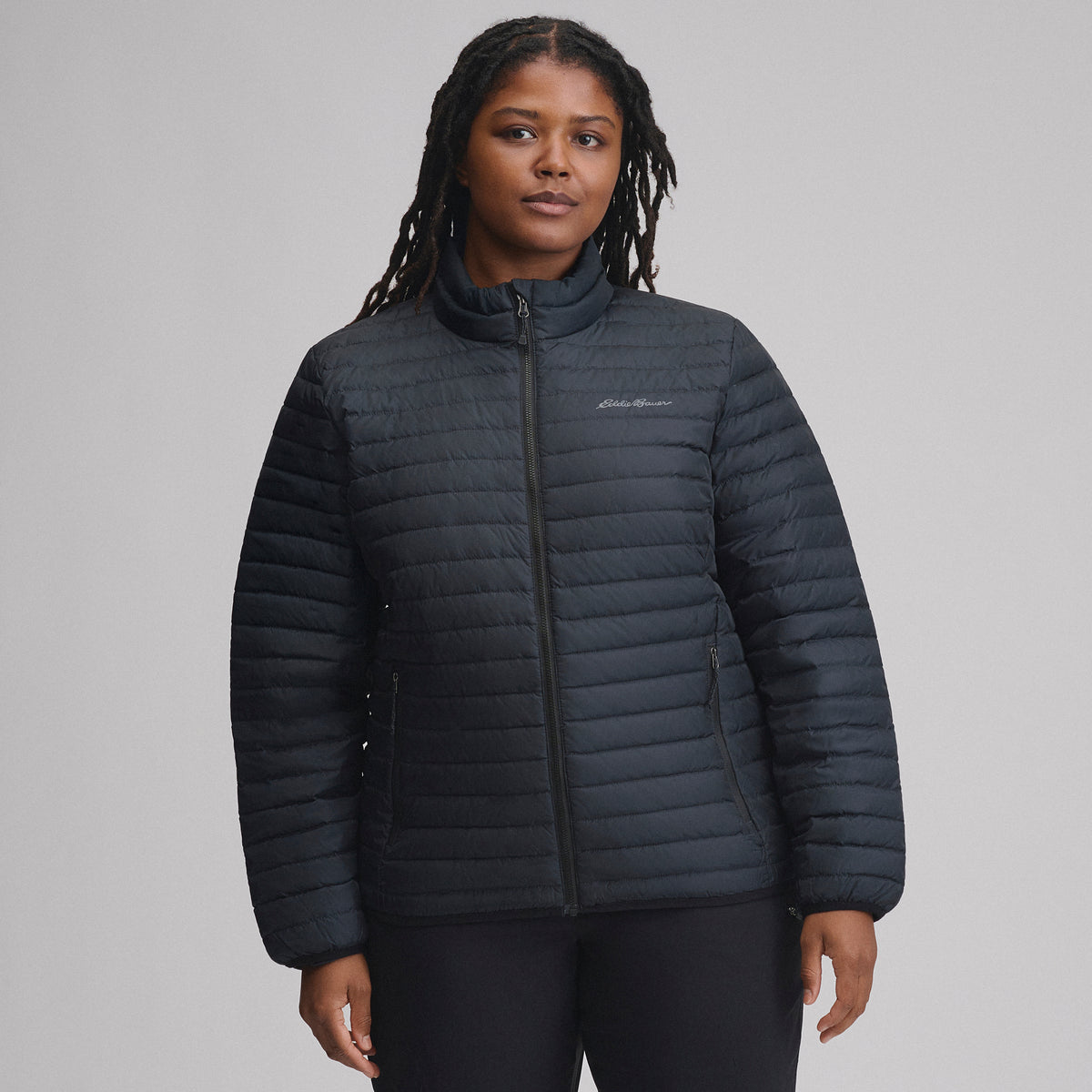Women's Microlight Down Jacket-Onyx-16