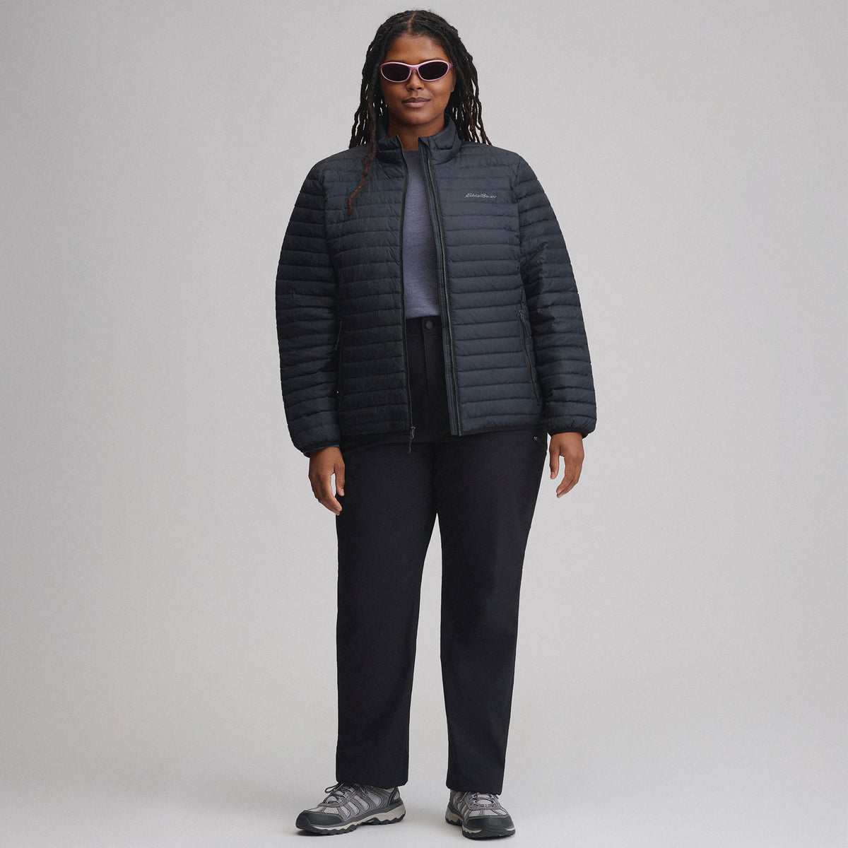 Women's Microlight Down Jacket-Onyx-20