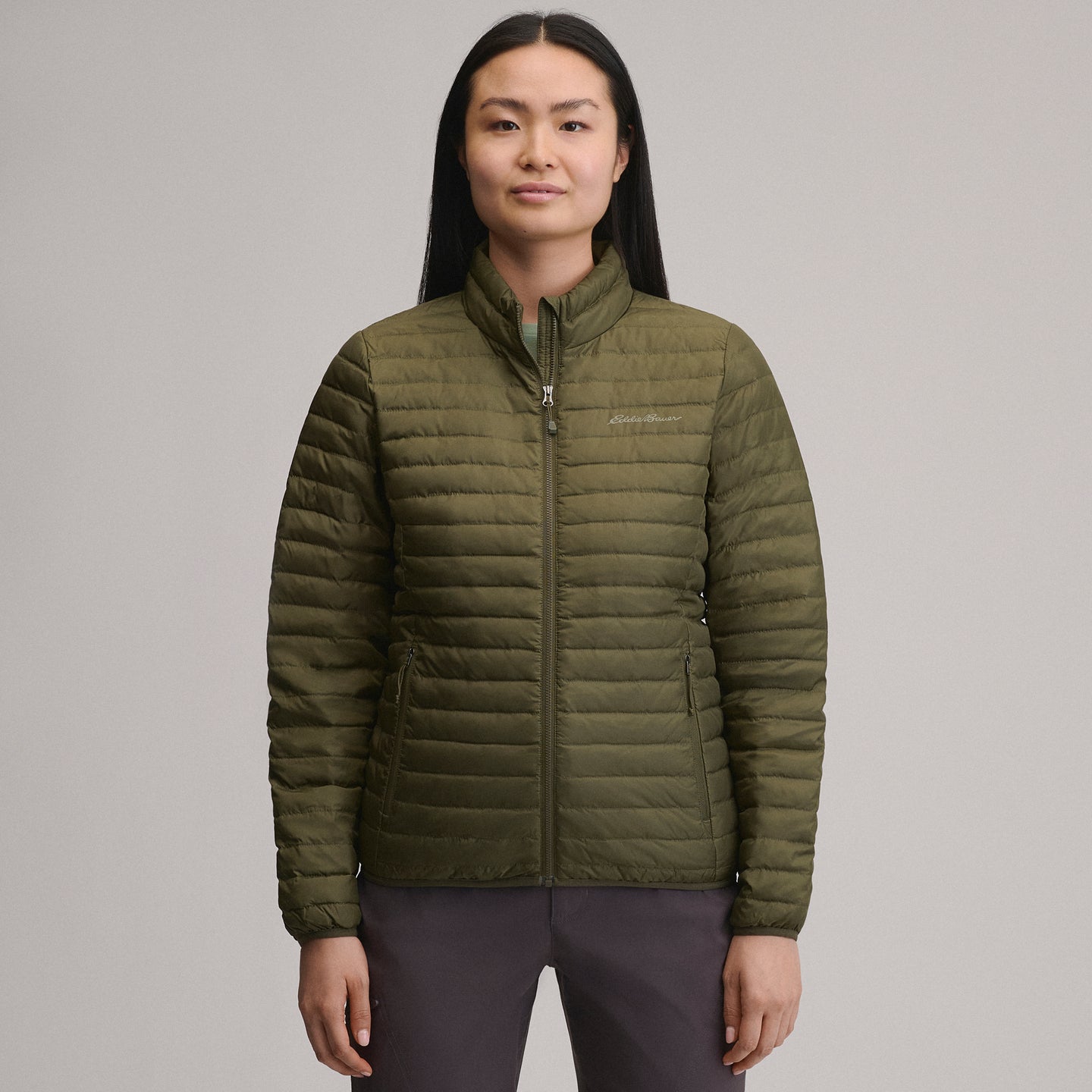 Microlight Down Jacket-Dark Fatigue-9