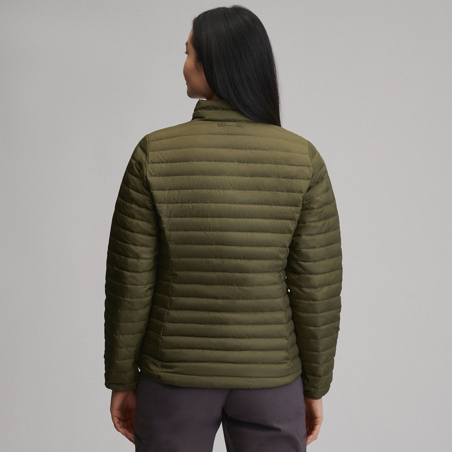 Microlight Down Jacket-Dark Fatigue-10