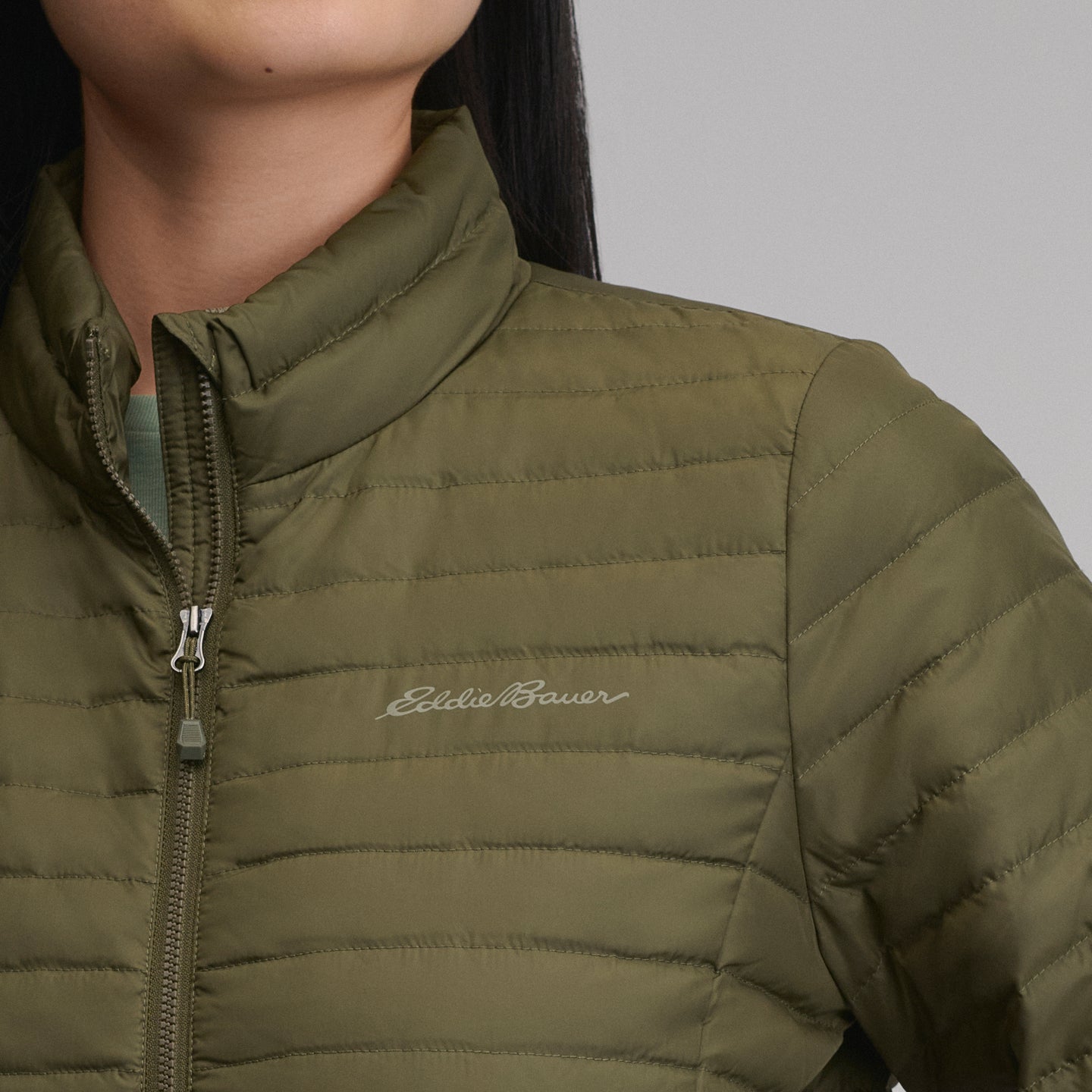 Microlight Down Jacket-Dark Fatigue-11