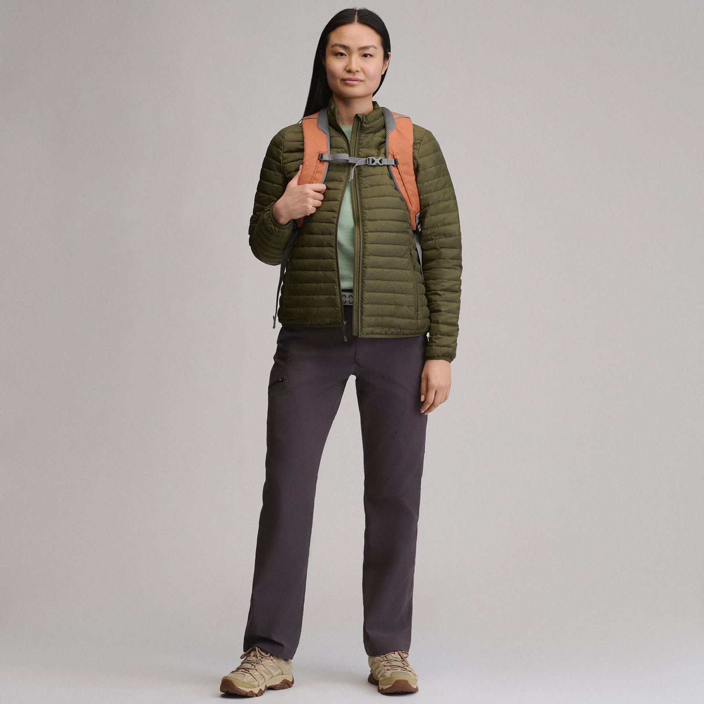 Microlight Down Jacket-Dark Fatigue-12