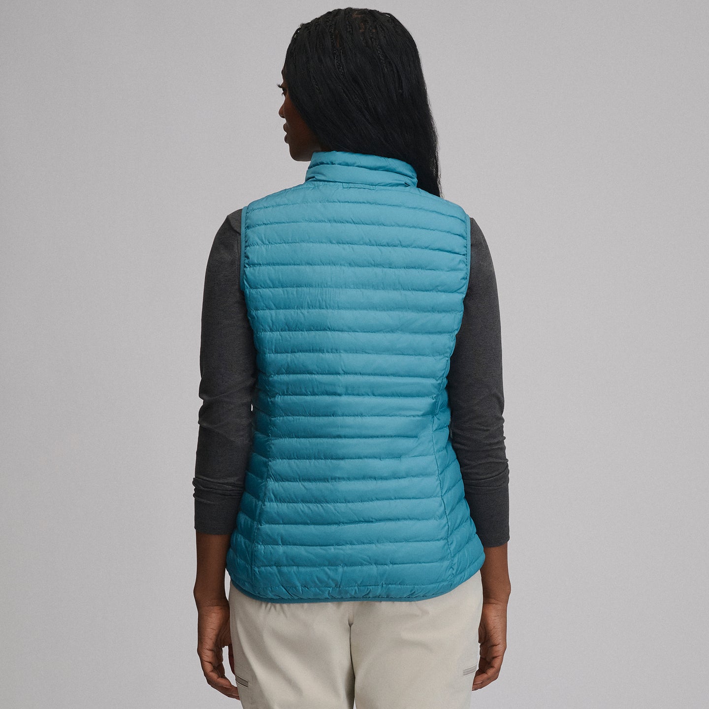 Microlight Down Vest-Azure-2