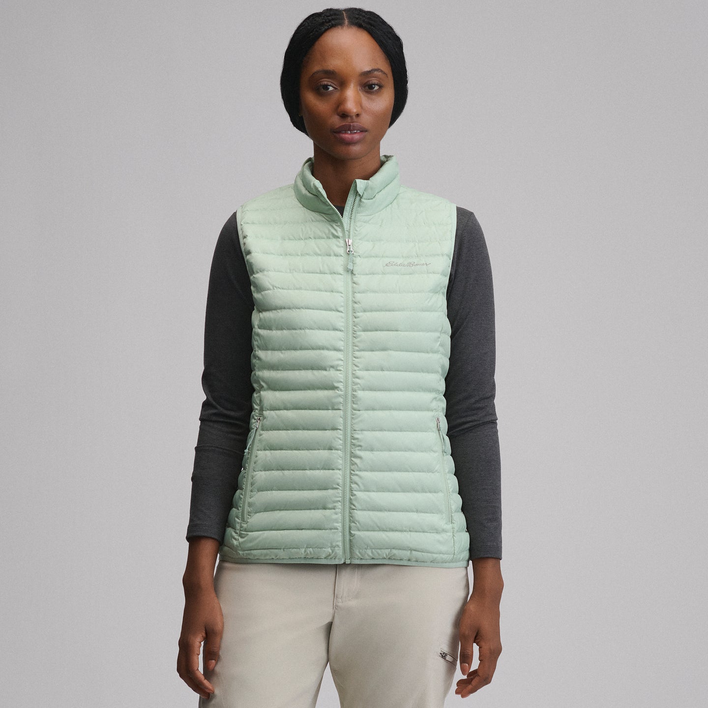 Microlight Down Vest-Limestone-13