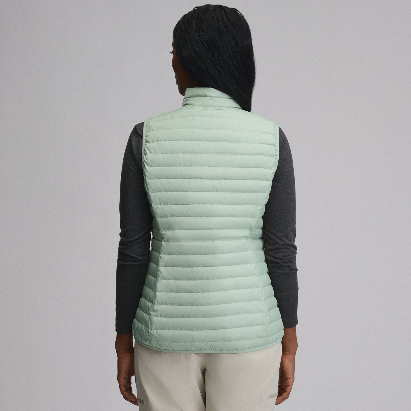 Microlight Down Vest-Limestone-14